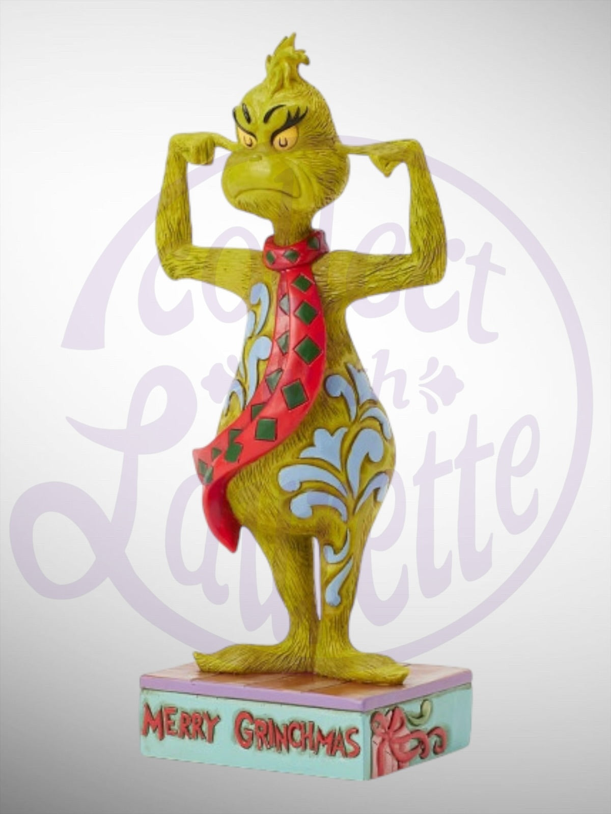 Jim Shore Dr. Seuss The Grinch - Grinch Plugging His Ears Figurine