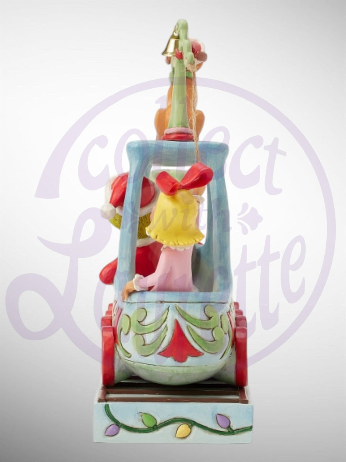 Jim Shore Dr. Seuss The Grinch - Grinch Max and Cindy on Train Figurine