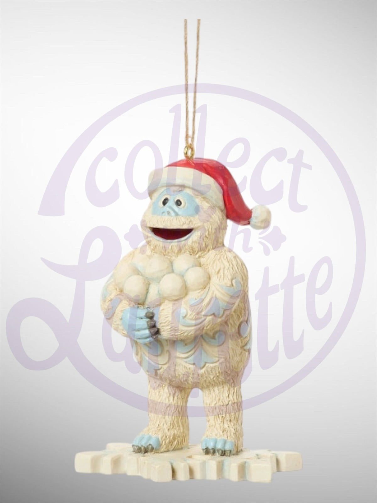 Jim Shore Rudolph Traditions - Bumble on Snowflake Hanging Ornament