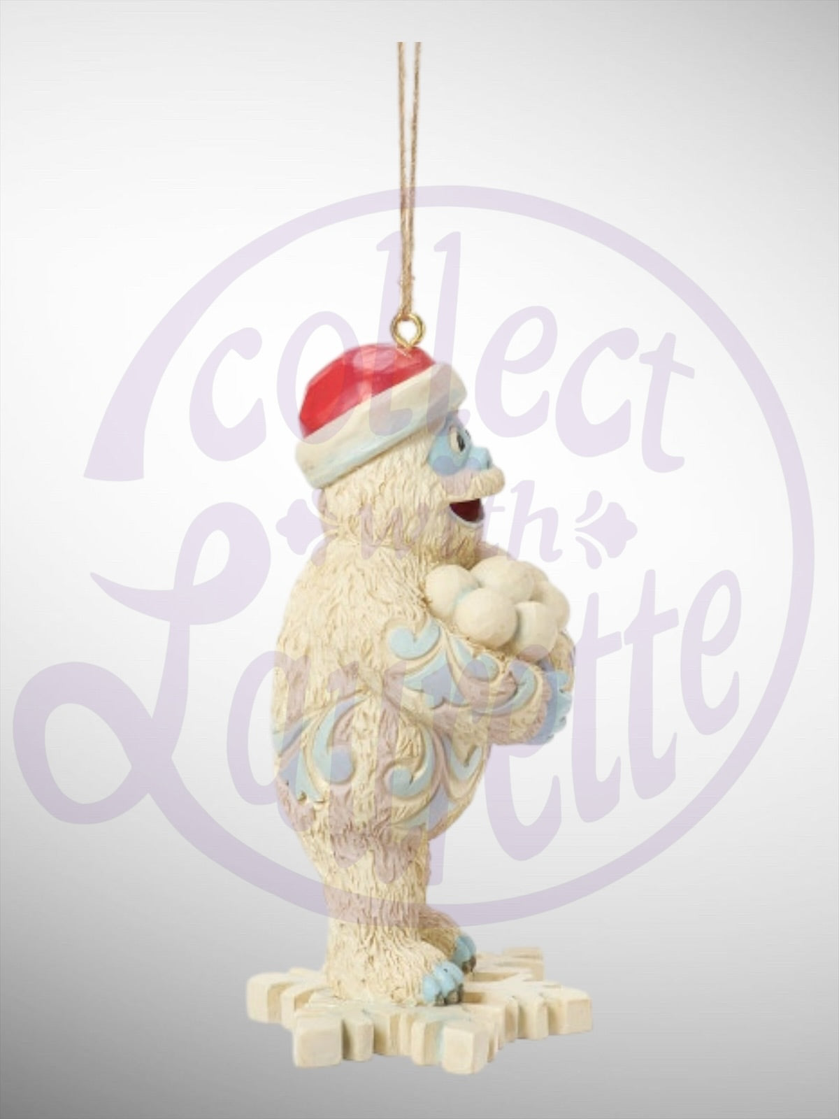 Jim Shore Rudolph Traditions - Bumble on Snowflake Hanging Ornament
