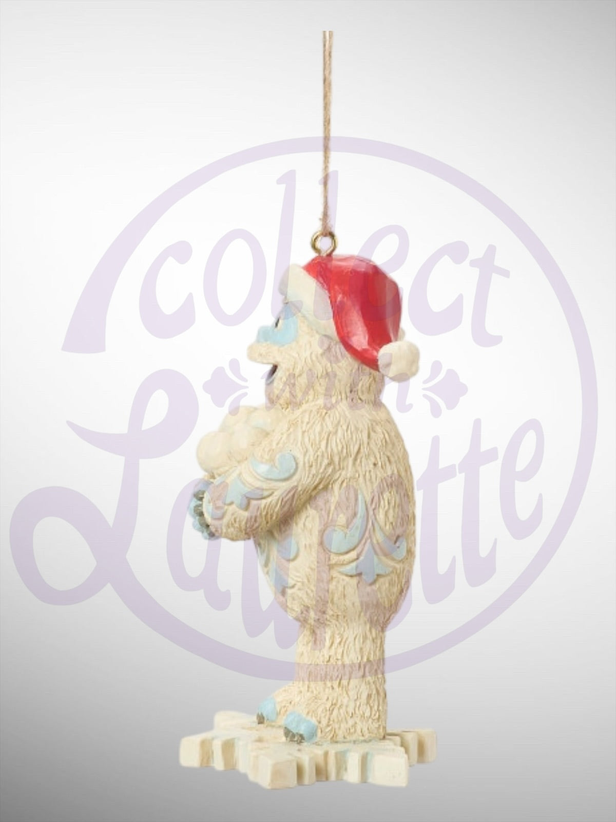 Jim Shore Rudolph Traditions - Bumble on Snowflake Hanging Ornament