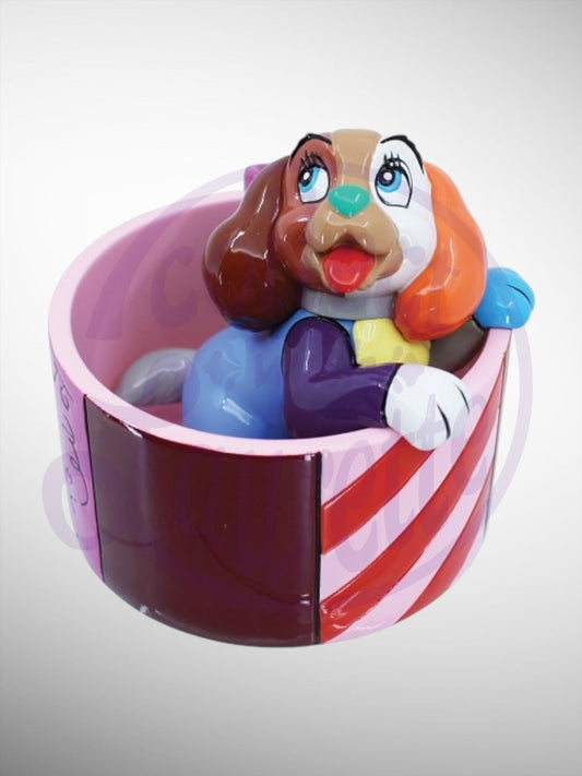 Disney by Britto Collection - Lady and the Tramp Mini Figurine