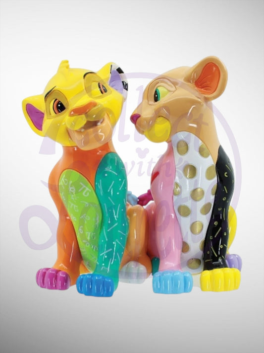 Disney by Britto Collection - Simba & Nala Lion King Figurine