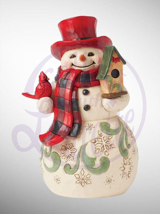 Jim Shore Heartwood Creek - Highland Glen You Mean Snow Much To Me Snowman Figurine