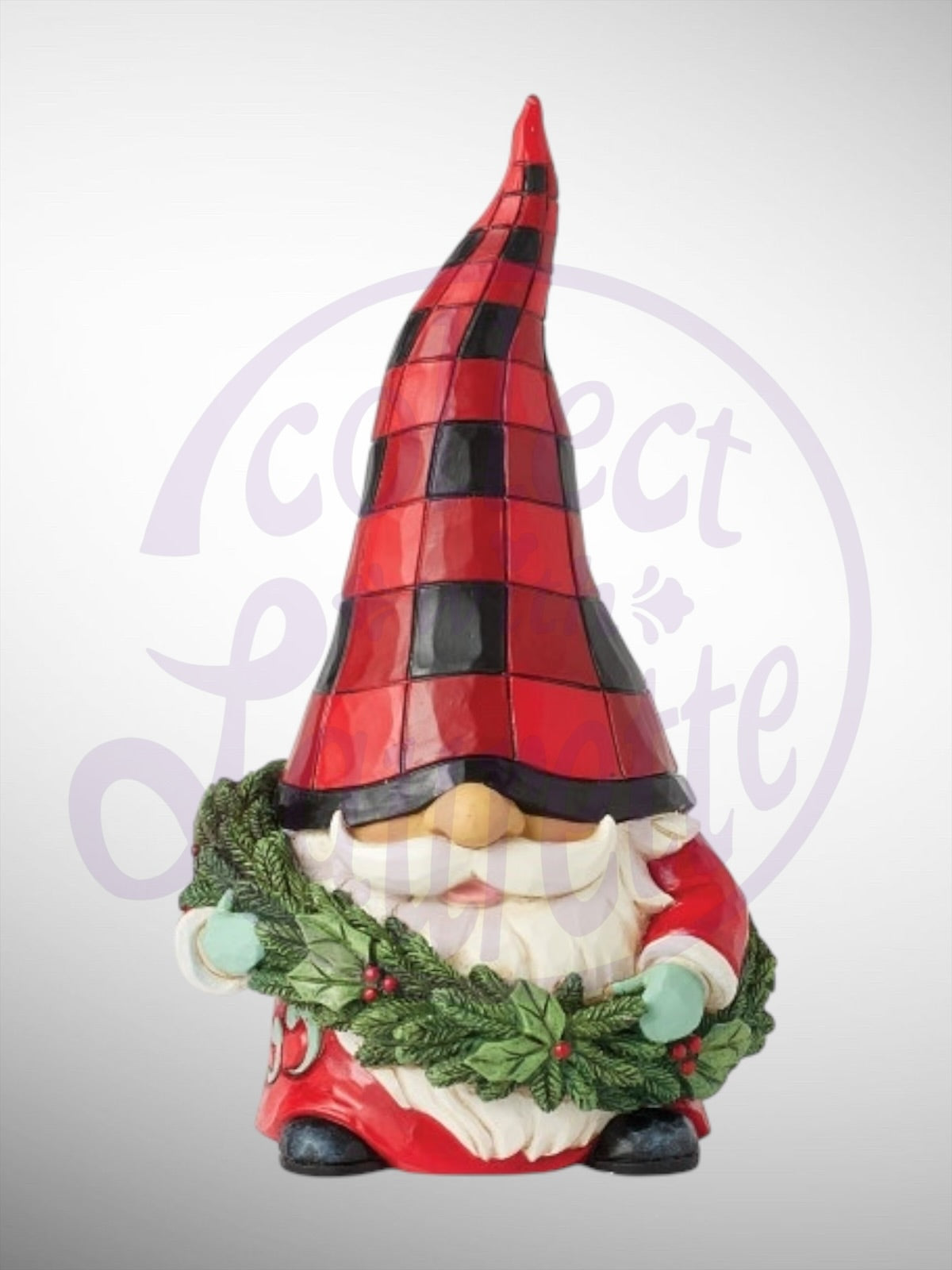 Jim Shore Heartwood Creek - Highland Glen Kiss-Mas Gnome Christmas Figurine - PREORDER