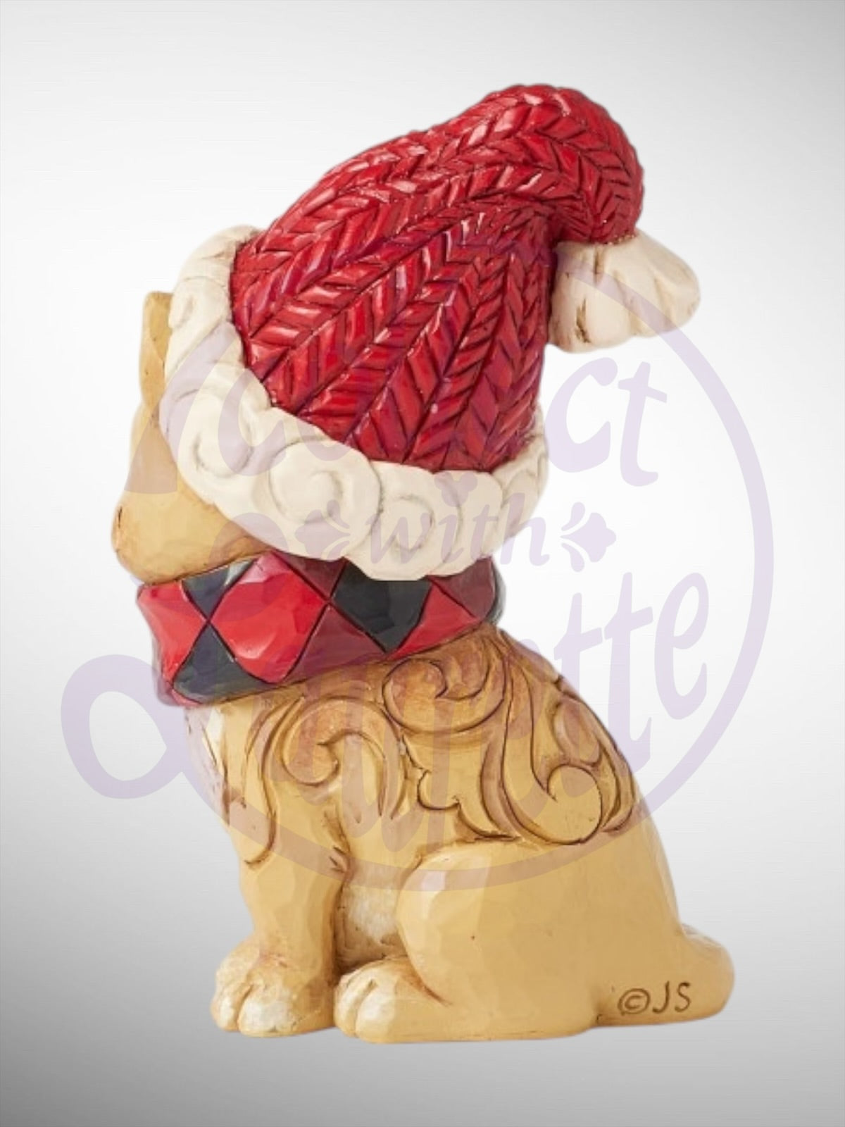 Jim Shore Heartwood Creek - Highland Glen Mini Cat Christmas Figurine