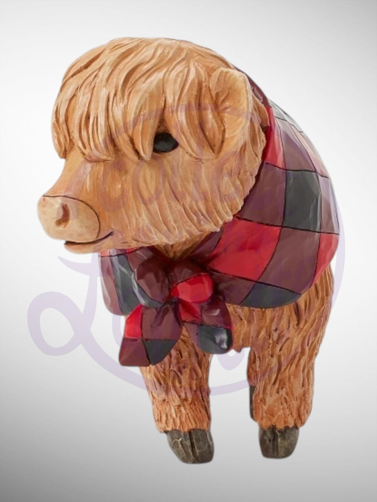 Jim Shore Heartwood Creek - Highland Glen Moo-ti-ful Christmas Cow Figurine
