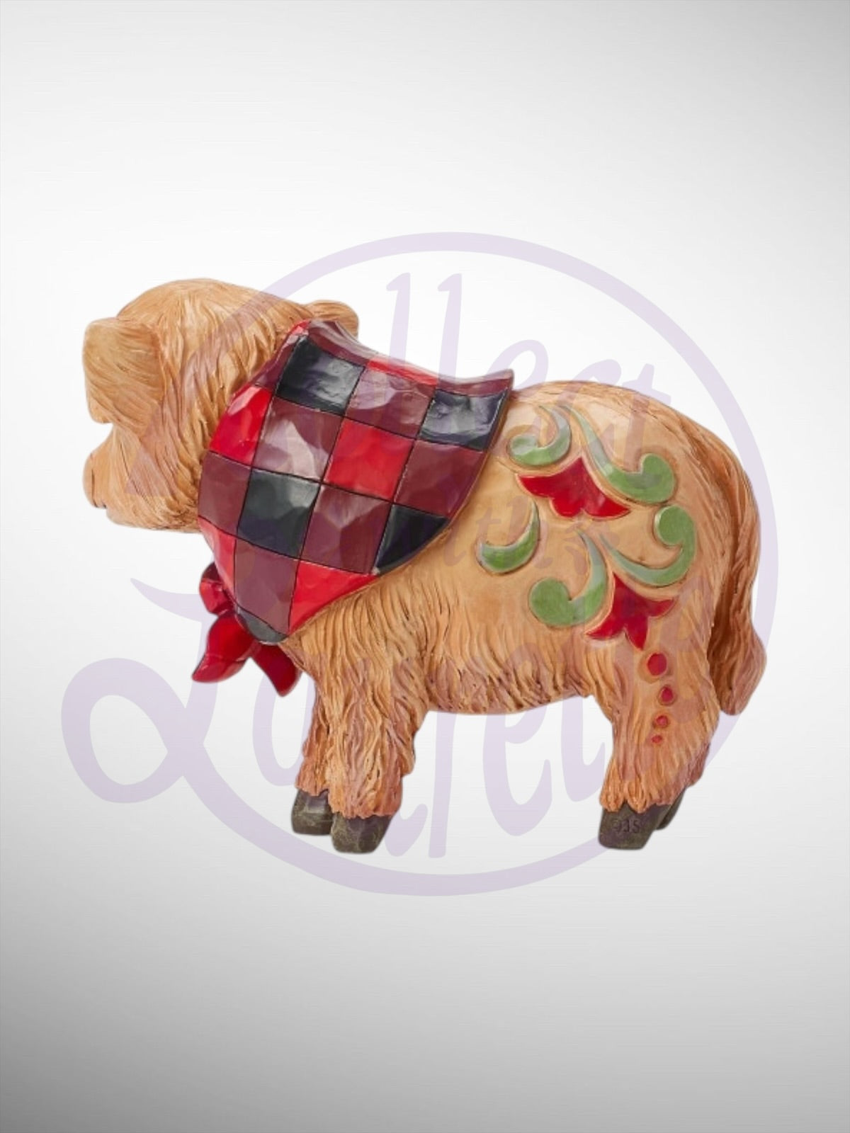 Jim Shore Heartwood Creek - Highland Glen Moo-ti-ful Christmas Cow Figurine
