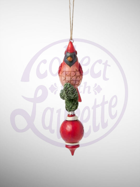 Jim Shore Heartwood Creek - Nordic Noel Cardinal Ornament