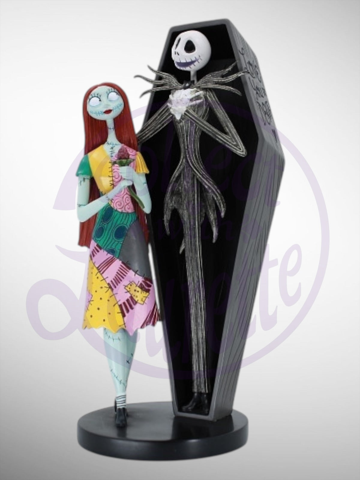 Disney Showcase Collection - Jack & Sally Skellington Nightmare Before Christmas Coffin Figurine