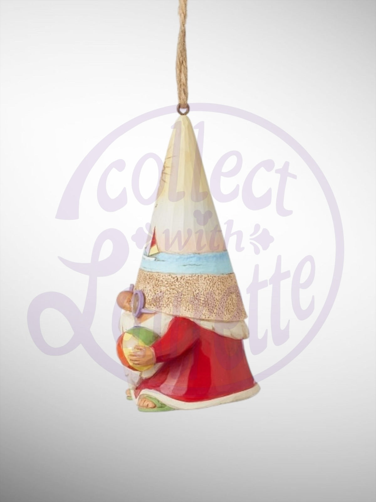 Jim Shore Heartwood Creek - Coastal Gnome with Beach Ball Ornament