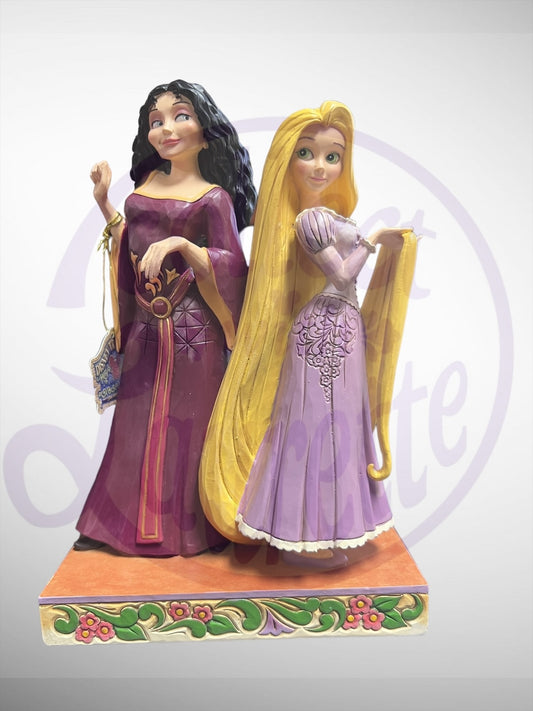 Jim Shore Disney Traditions - Selfish and Spirited Rapunzel and Mother Gothel Figurine