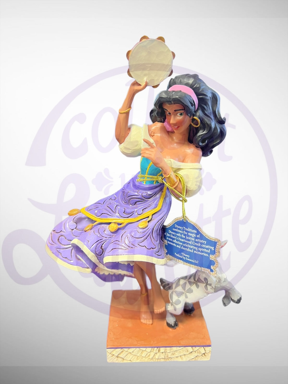 Jim Shore Disney Traditions - Twirling Tambourine Player Esmeralda Figurine