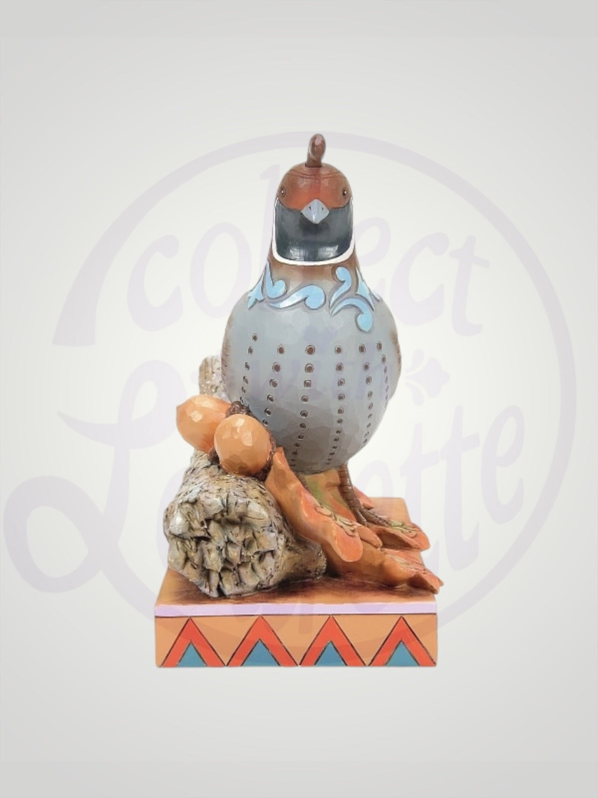 Jim Shore Heartwood Creek - Shades of Fall Quail Harvest Figurine