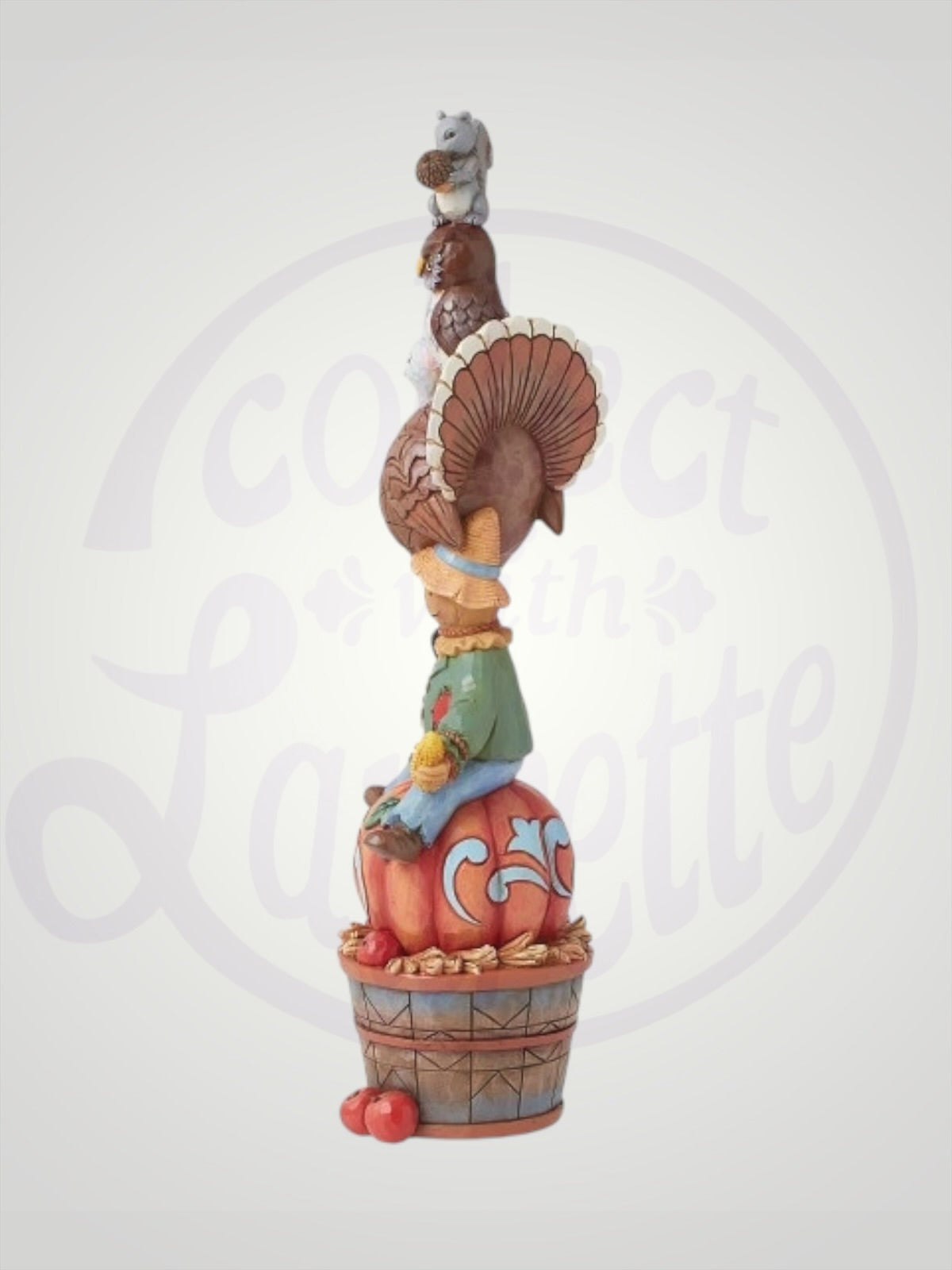 Jim Shore Heartwood Creek - Festive Fall Friends Fall Harvest Stack Figurine