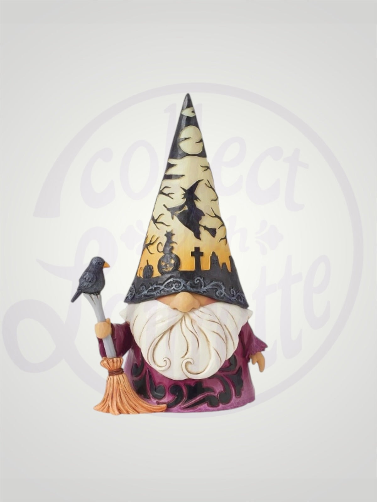 Jim Shore Heartwood Creek - Spooktacular Night Halloween Wizard Gnome Figurine