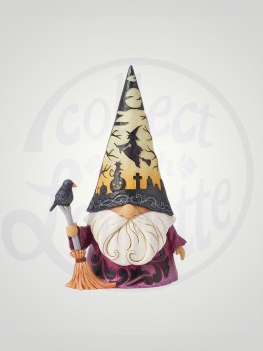 Jim Shore Heartwood Creek - Spooktacular Night Halloween Wizard Gnome Figurine