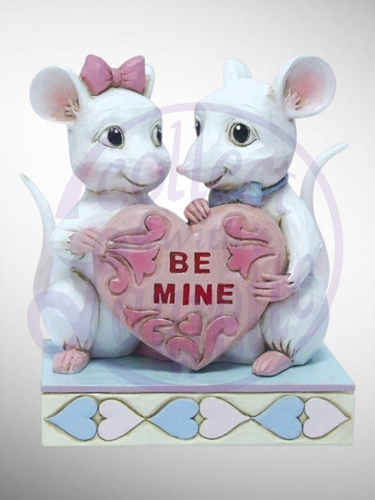 Jim Shore Heartwood Creek Sweethearts - Squeak-Hearts Forever Mice Valentine Figurine - PREORDER