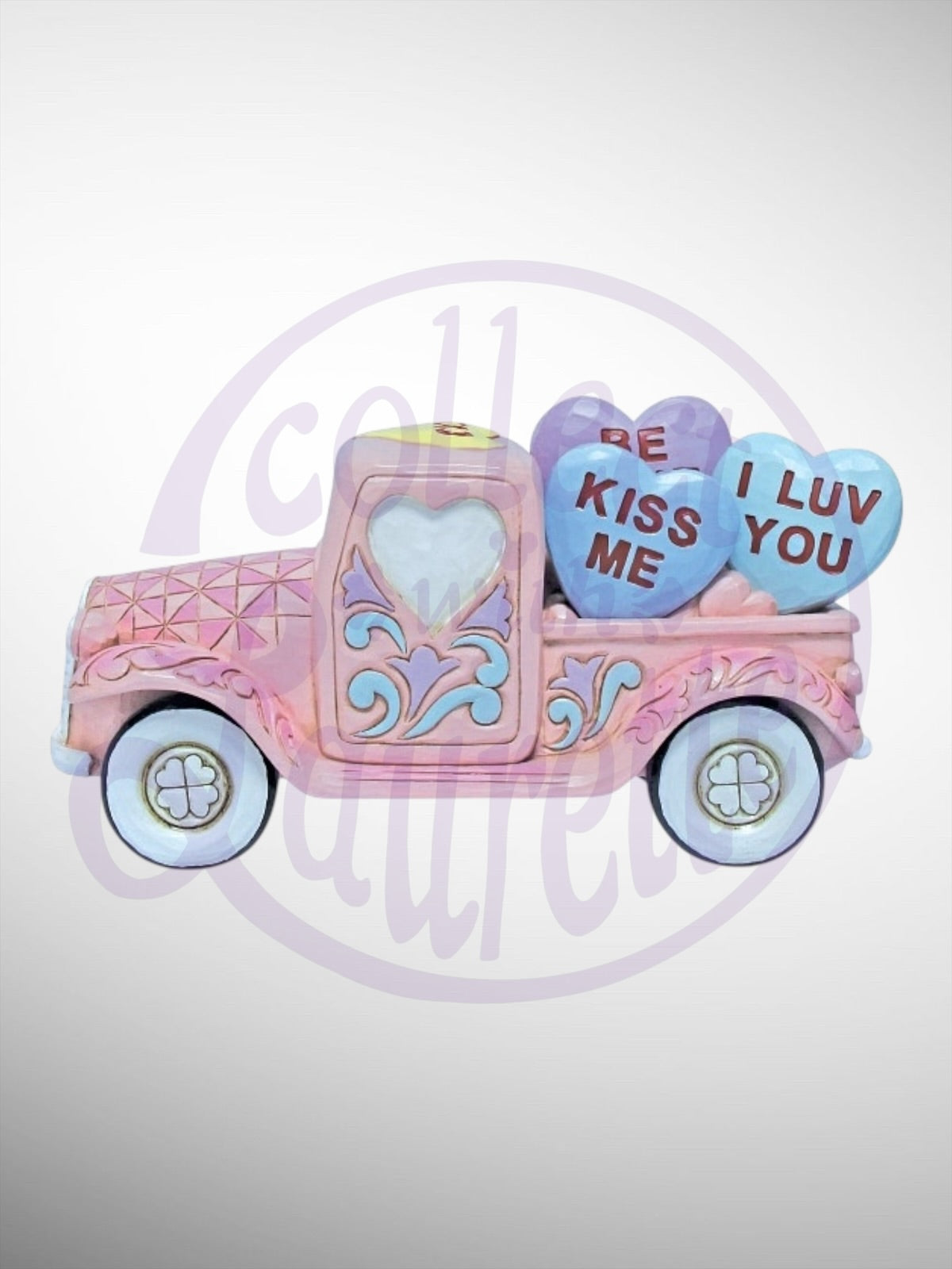 Jim Shore Heartwood Creek Sweethearts - A Lovely Delivery Truck Valentine Figurine - PREORDER
