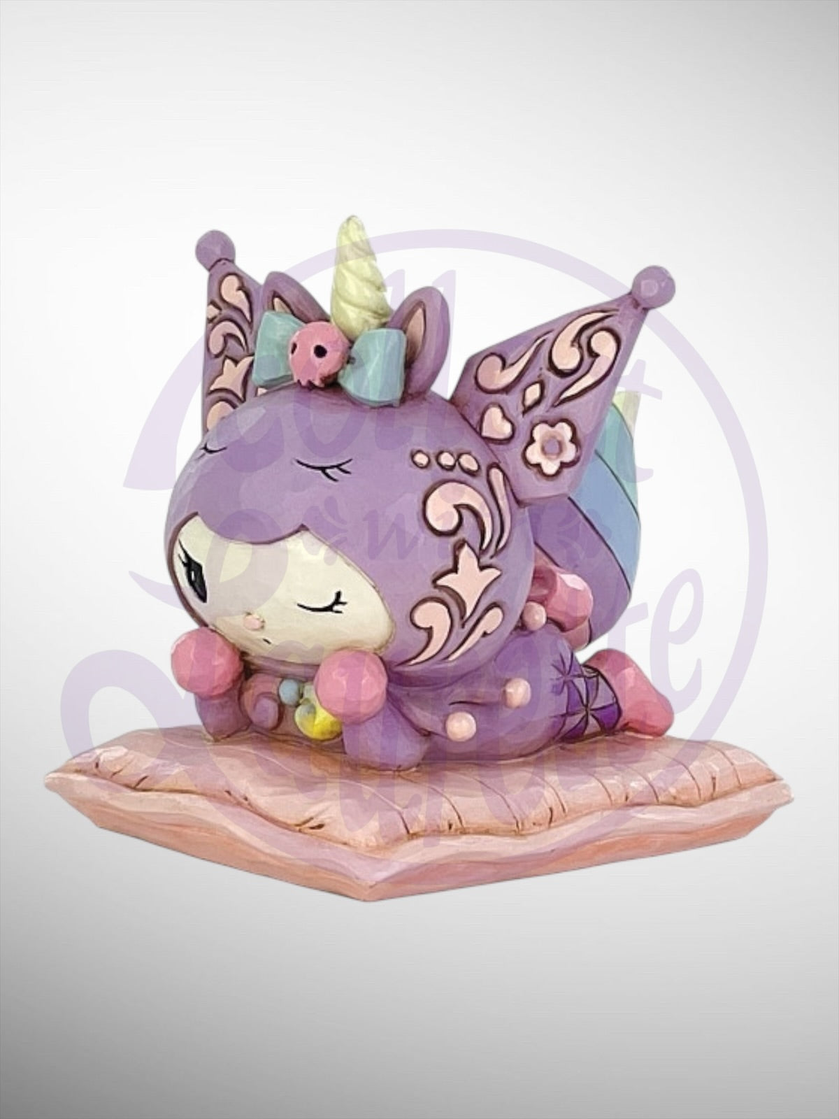 Jim Shore Sanrio Collection - Kuromi Unicorn Figurine - PREORDER