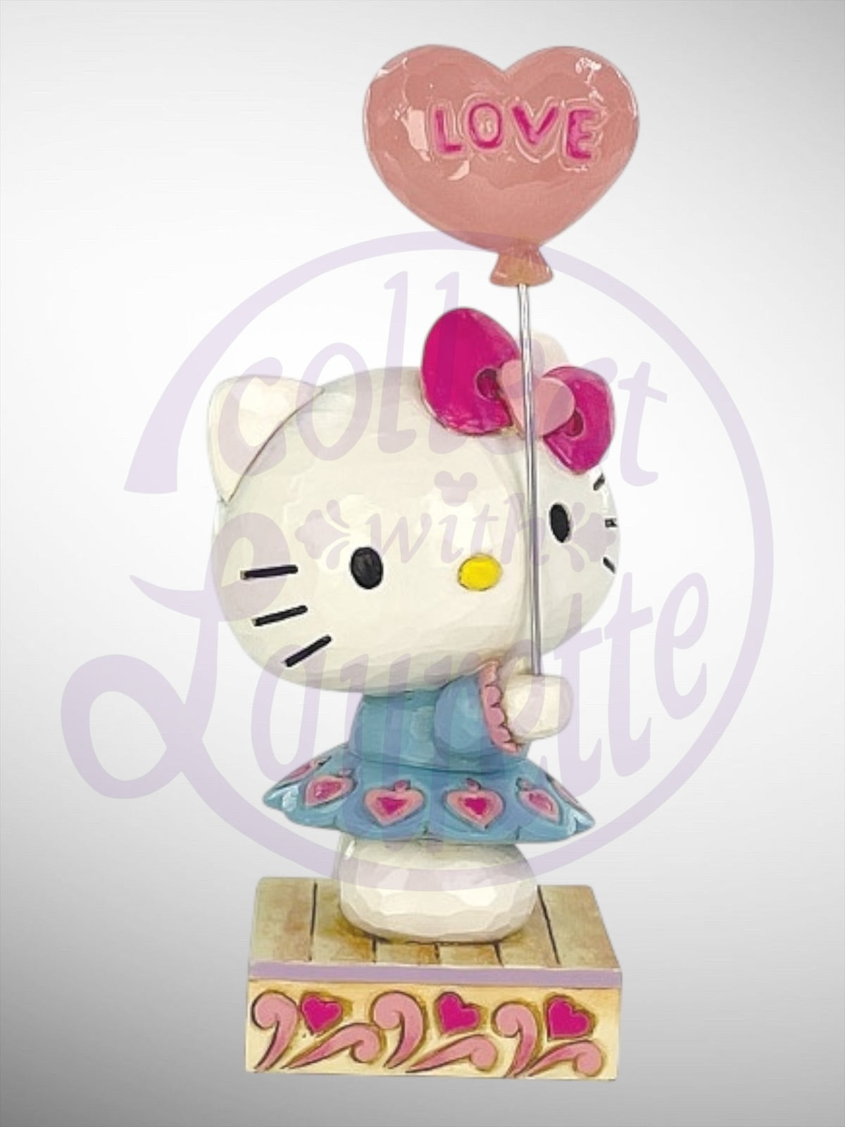 Jim Shore Sanrio Collection - Hello Kitty Heart Balloon Figurine - PREORDER