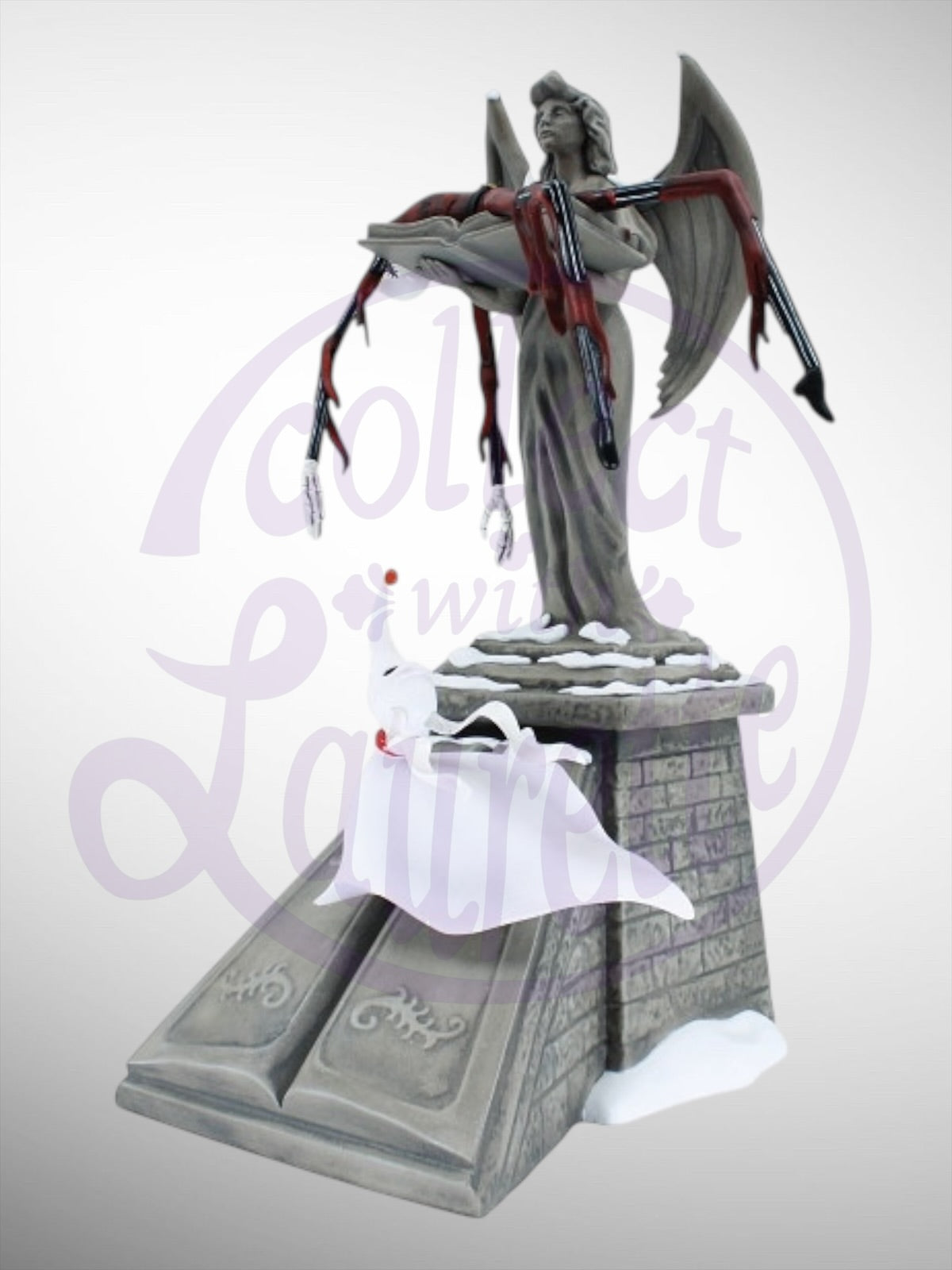 Disney Showcase Collection - Santa Jack & Light Up Zero Nightmare Before Christmas Figurine - PREORDER