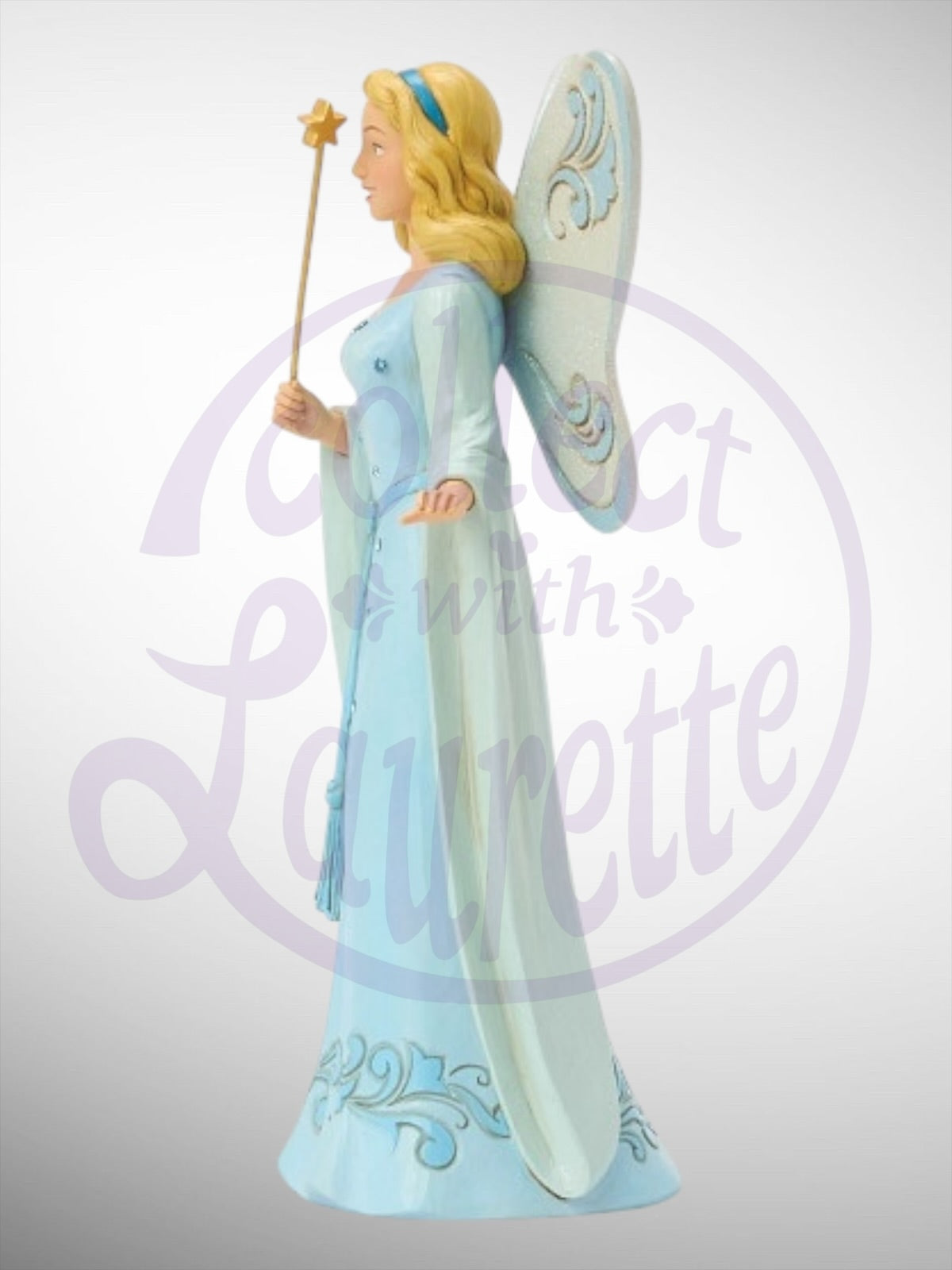 Jim Shore Disney Traditions - A Spark of Magic Blue Fairy Pinocchio Figurine - PREORDER