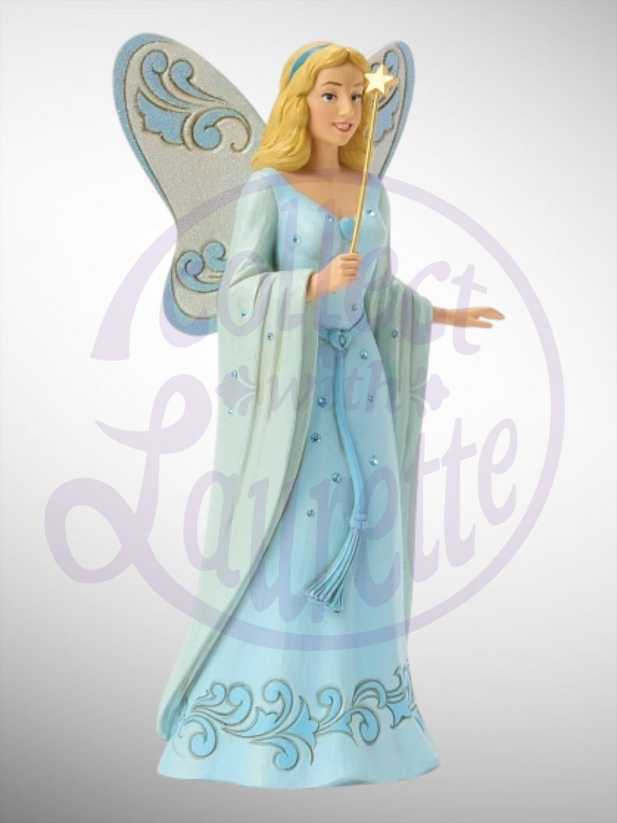Jim Shore Disney Traditions - A Spark of Magic Blue Fairy Pinocchio Figurine - PREORDER