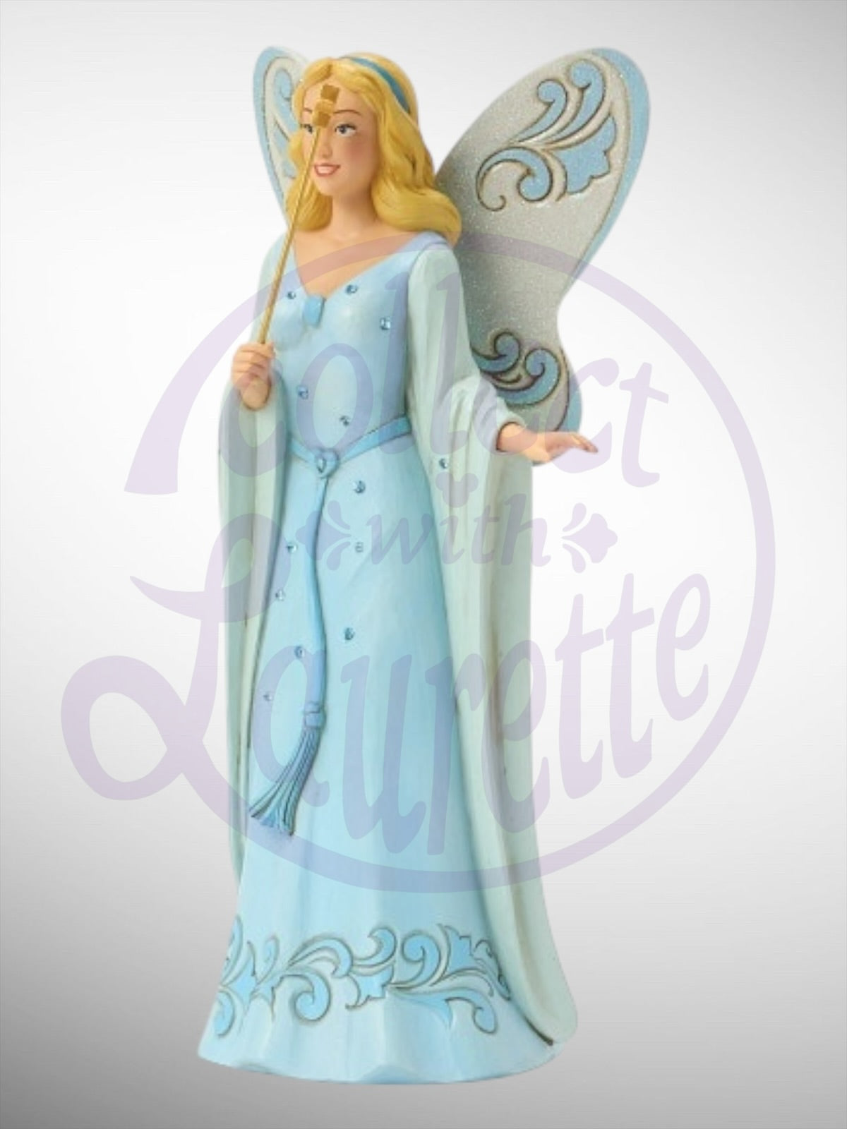 Jim Shore Disney Traditions - A Spark of Magic Blue Fairy Pinocchio Figurine - PREORDER