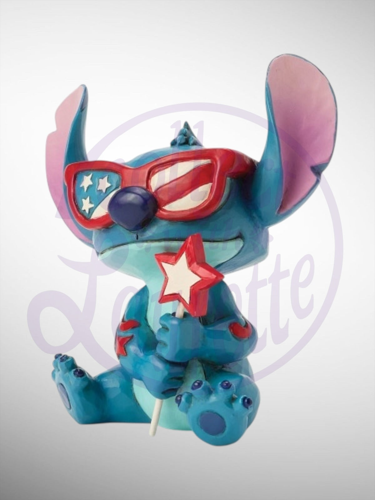 Jim Shore Disney Traditions - Stitch Patriotic Mini Figurine - PREORDER