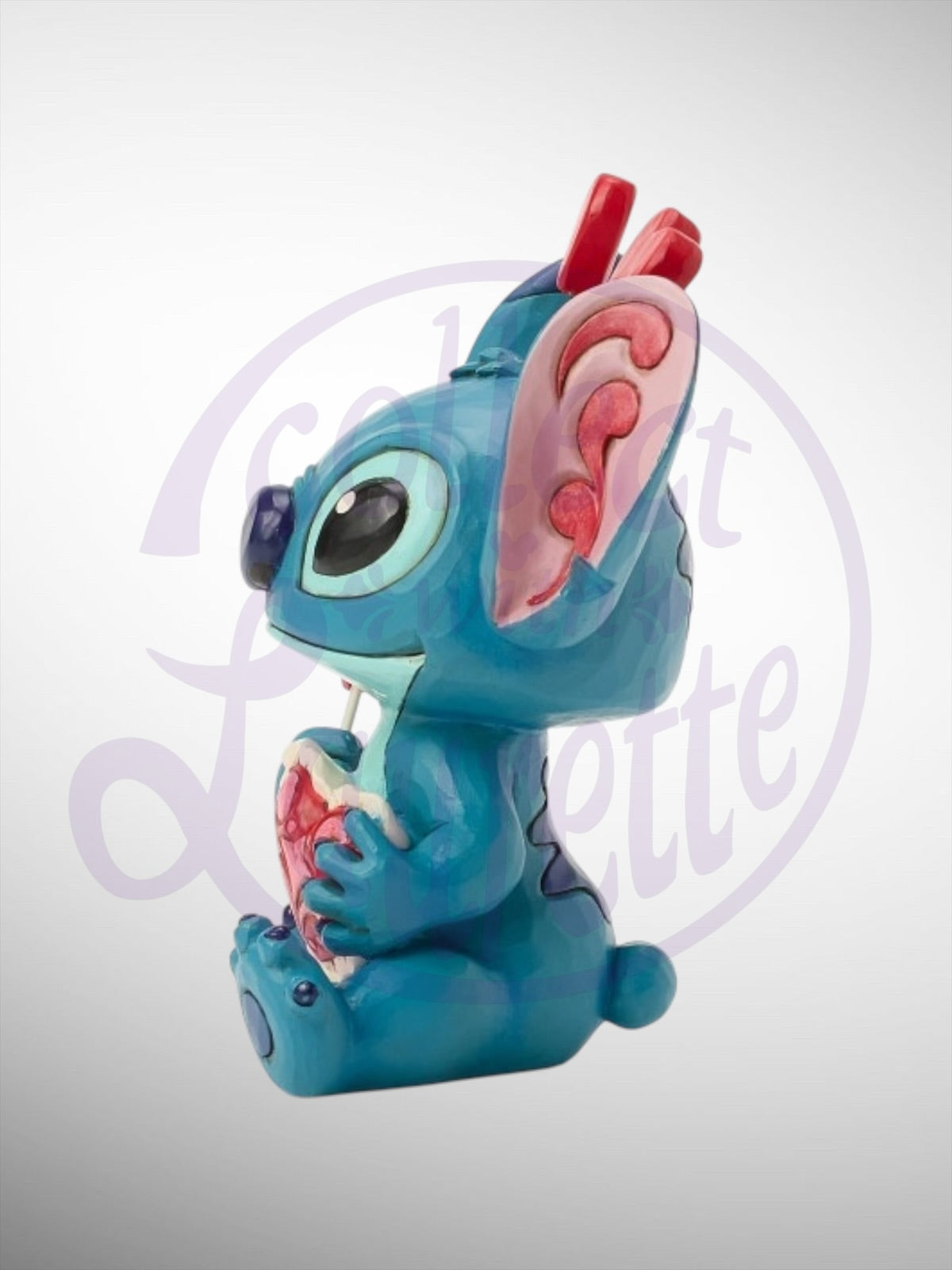Jim Shore Disney Traditions - Stitch Sucker for Love Valentine Figurine - PREORDER