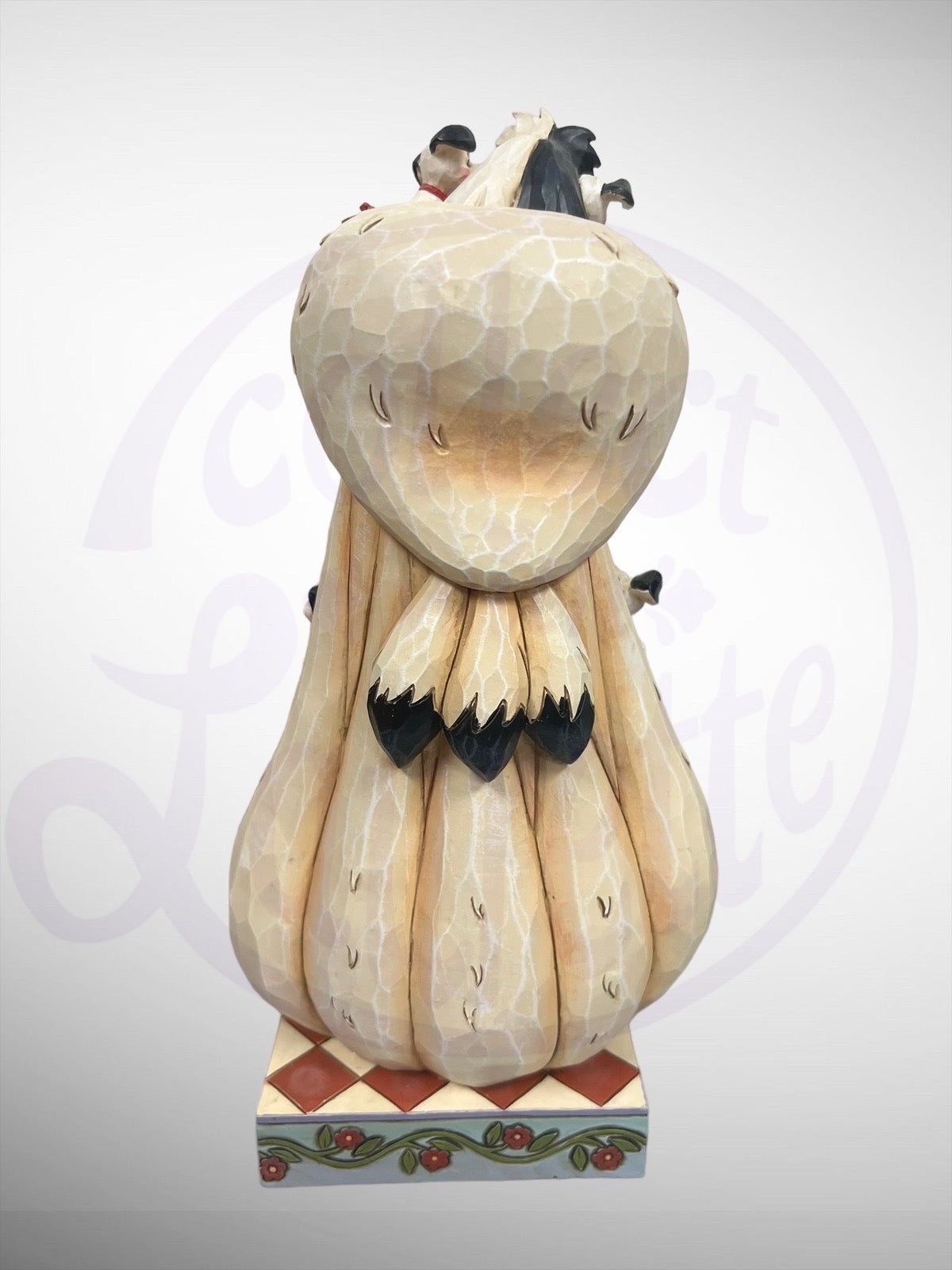 Jim Shore Disney Traditions - Cruella Fur Lined Diva Figurine 101 Dalmatians (No Box)