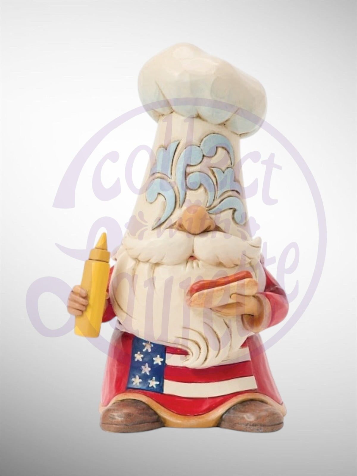 Jim Shore Heartwood Creek - Grill Master Patriotic BBQ Gnome Figurine - PREORDER