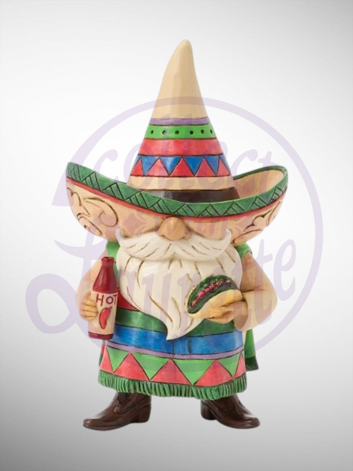 Jim Shore Heartwood Creek - Gnome Way, It's Taco Day Fiesta Gnome Figurine - PREORDER