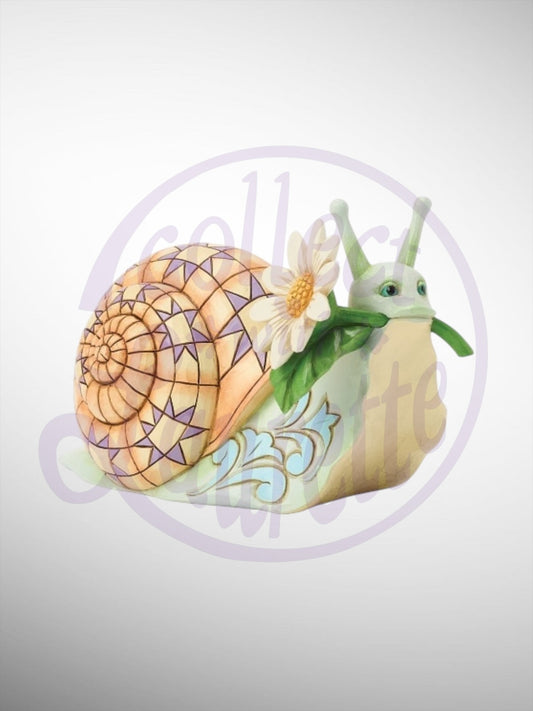 Jim Shore Heartwood Creek - Springtime Charmer Snail Figurine - PREORDER