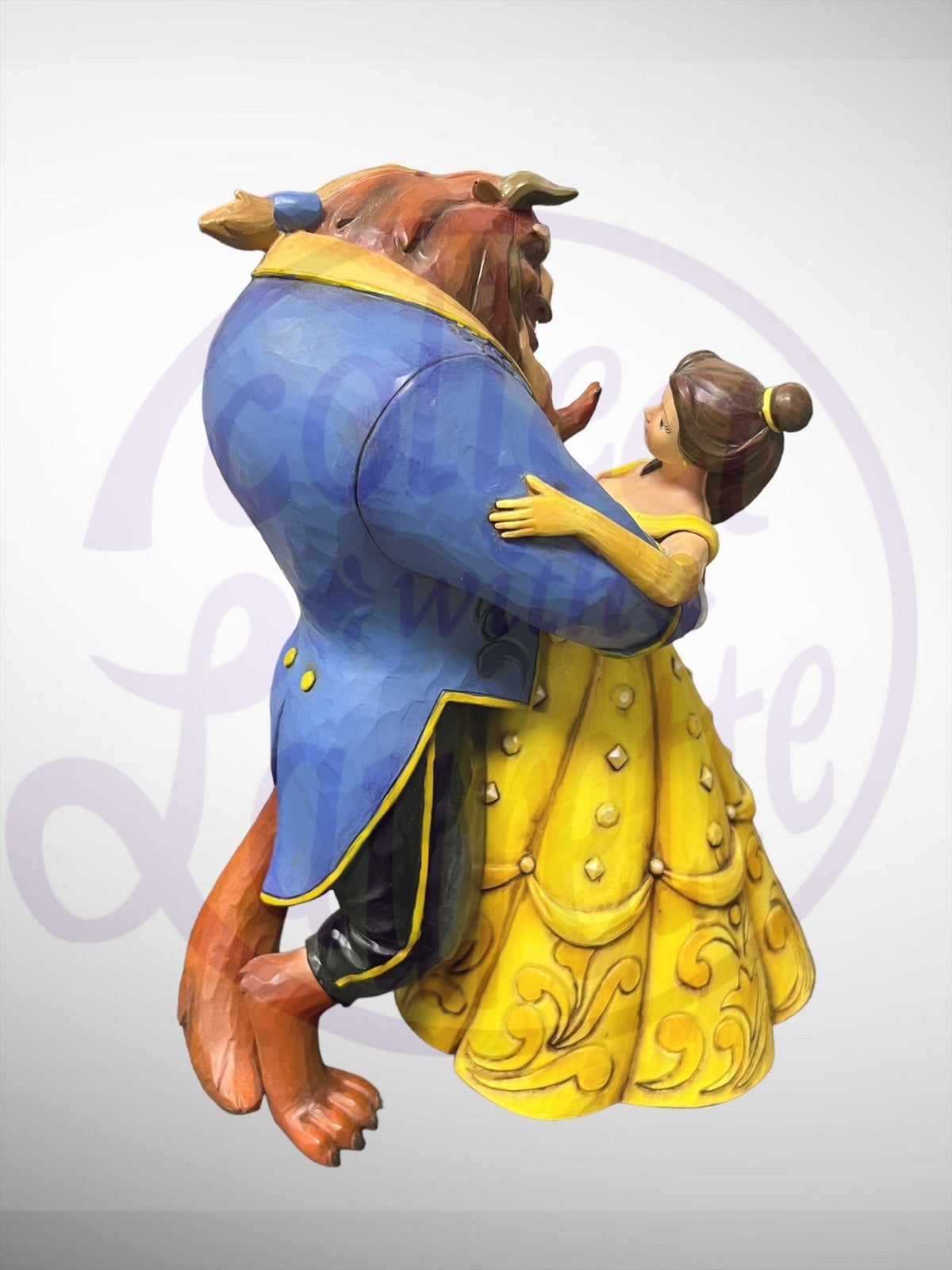 Jim Shore Disney Traditions - Moonlight Waltz Beauty and the Beast Figurine (No Box)