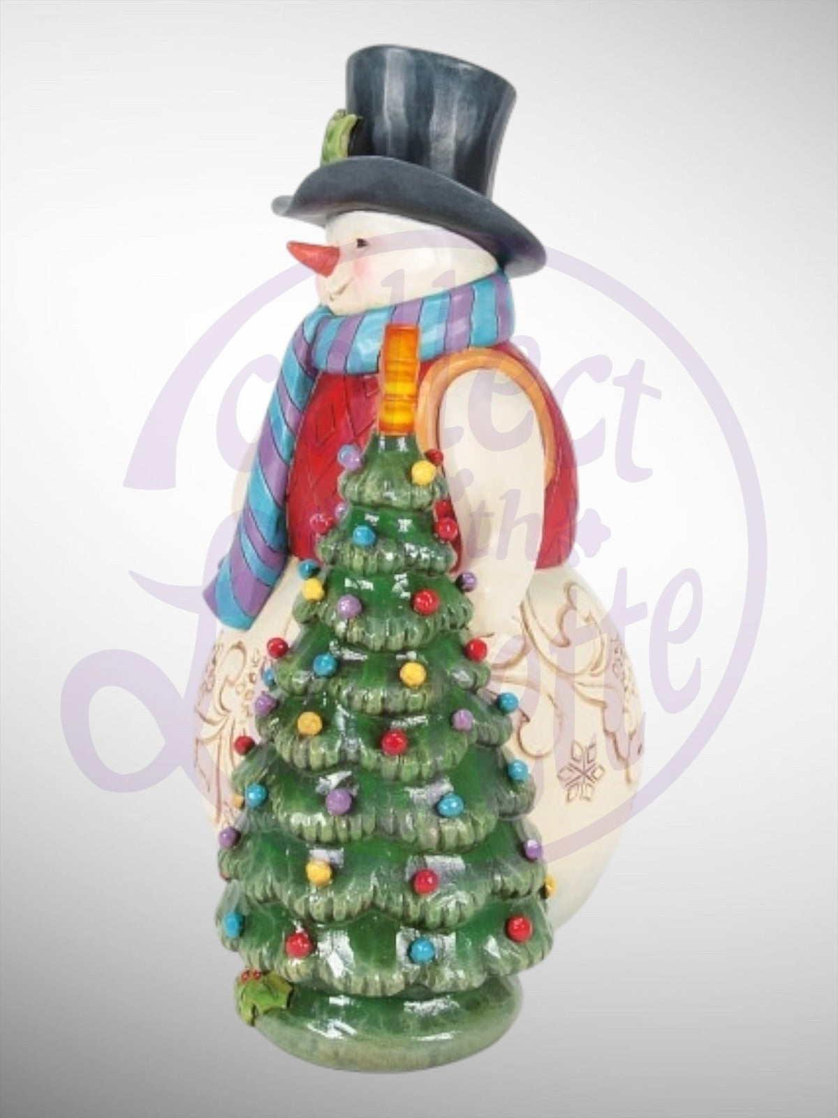 Jim Shore Heartwood Creek - All Is Merry and Bright Snowman Figurine