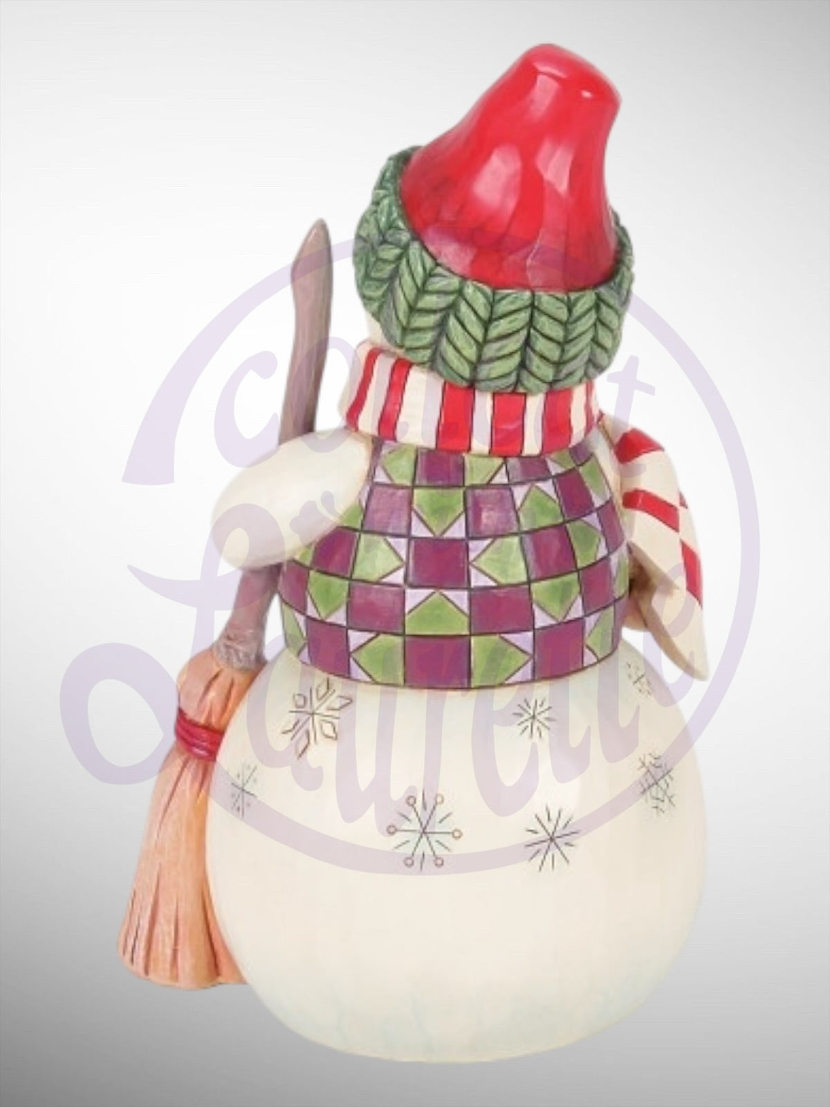 Jim Shore Heartwood Creek - Swept in Love Snowman with Dog Figurine
