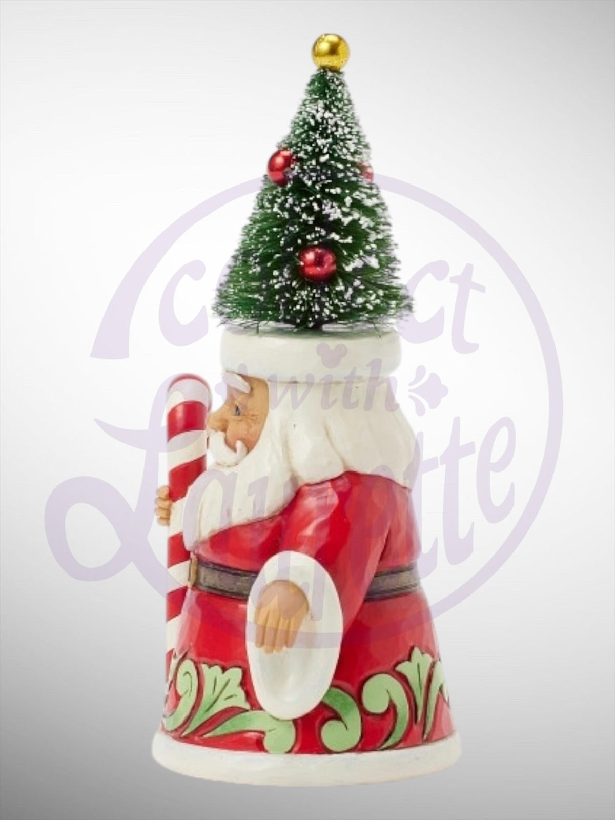 Jim Shore Heartwood Creek - The Merry On Top Santa Pint Sized Figurine