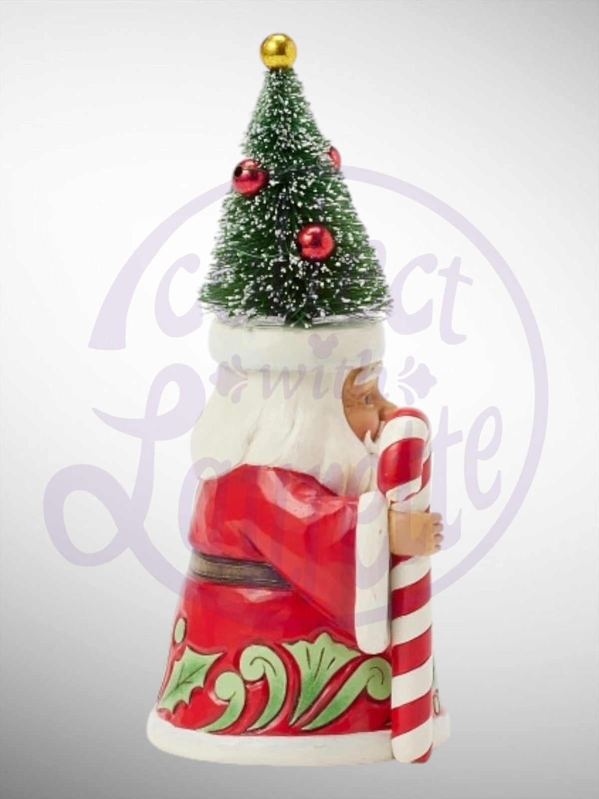 Jim Shore Heartwood Creek - The Merry On Top Santa Pint Sized Figurine