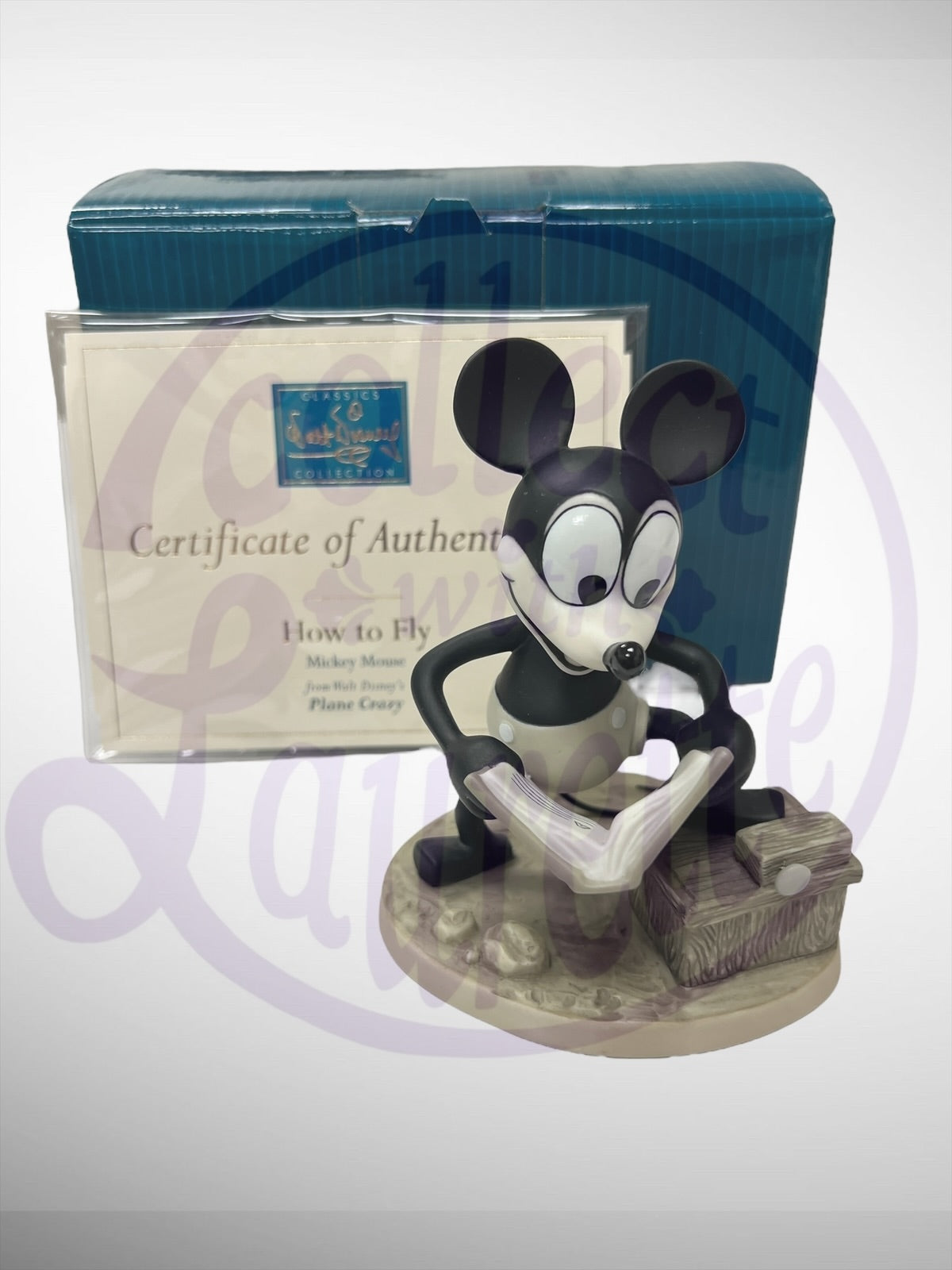 Walt Disney Classics Collection - WDCC How to Fly Mickey Mouse Plane Crazy  Figurine