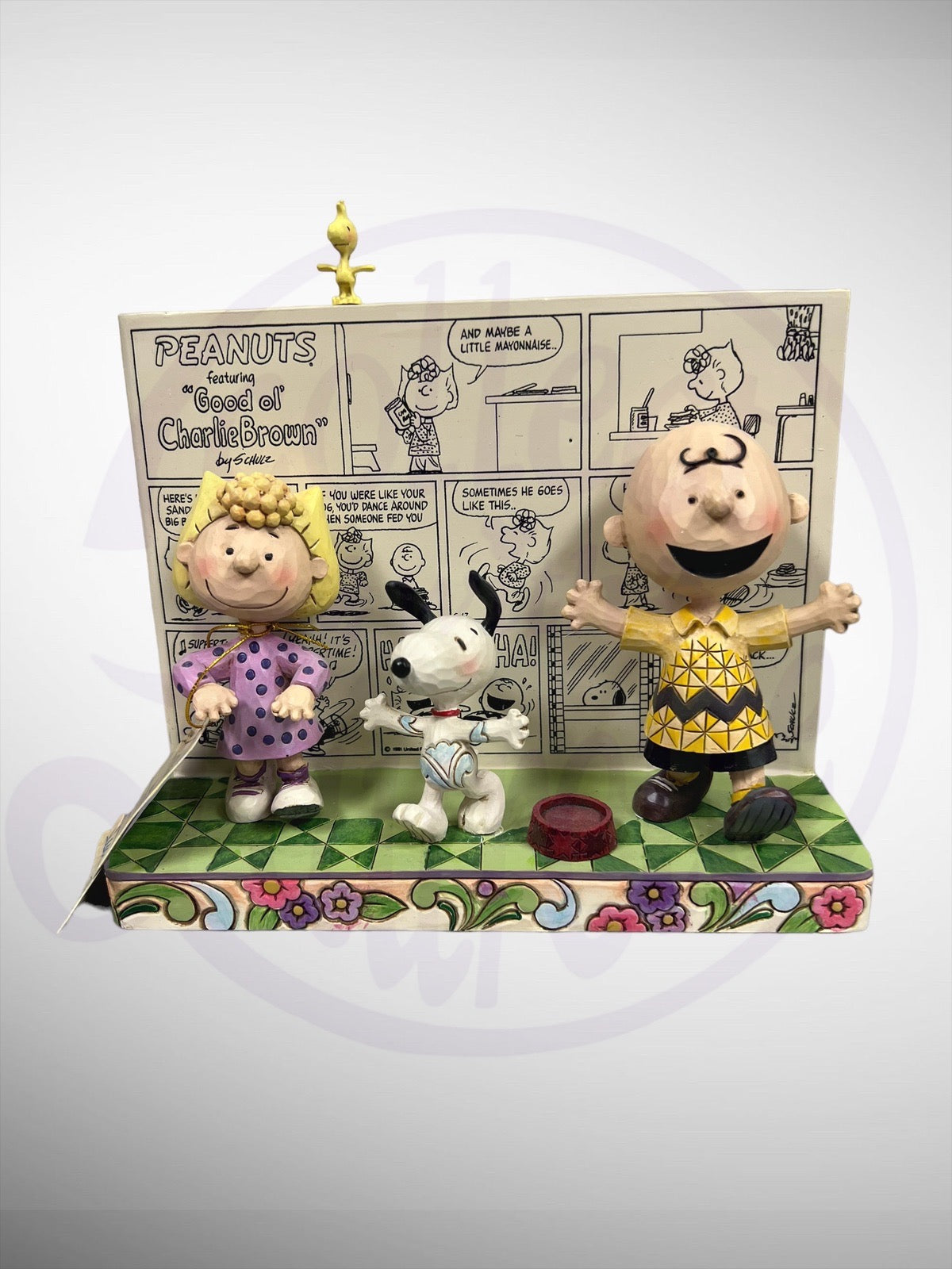 Jim Shore Peanuts - Happy Dance Snoopy, Charlie Brown, Sally, Woodstock Comic Figurine