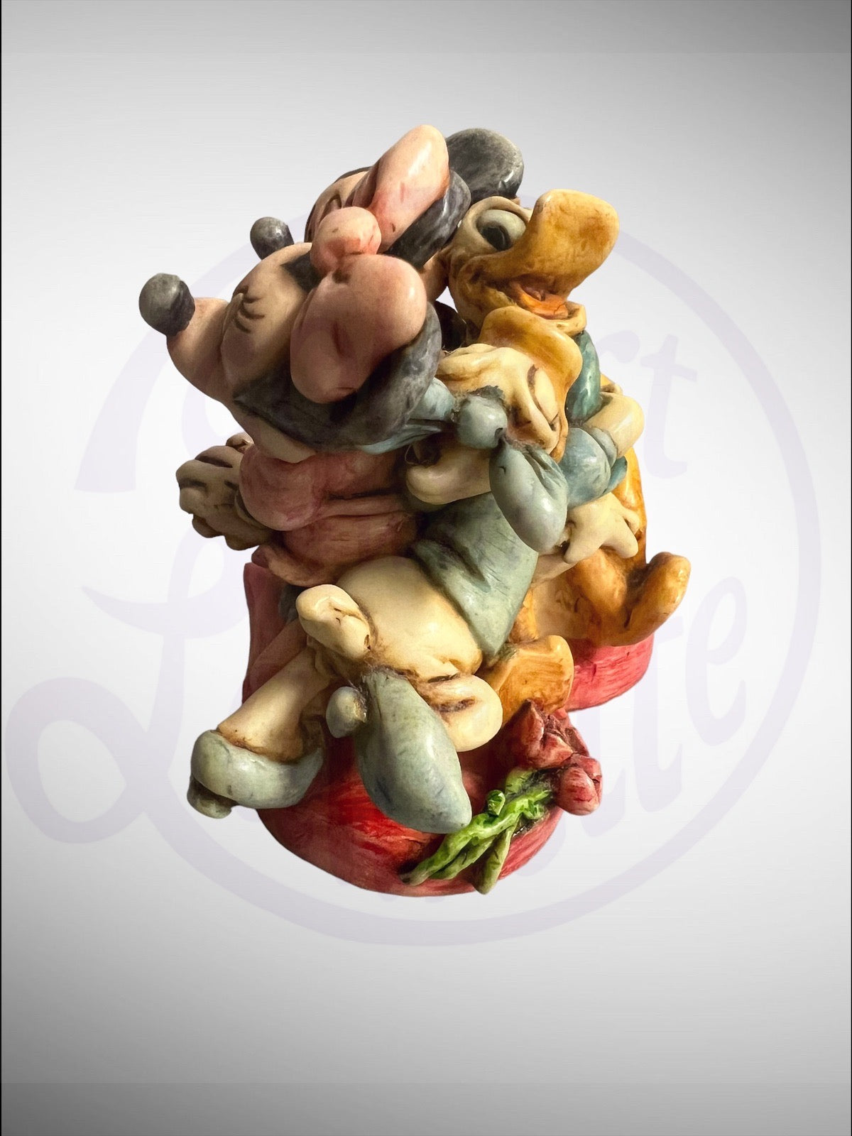 Harmony Kingdom Box - Disney Be My Valentine! Mickey and Minnie Figurine No Box