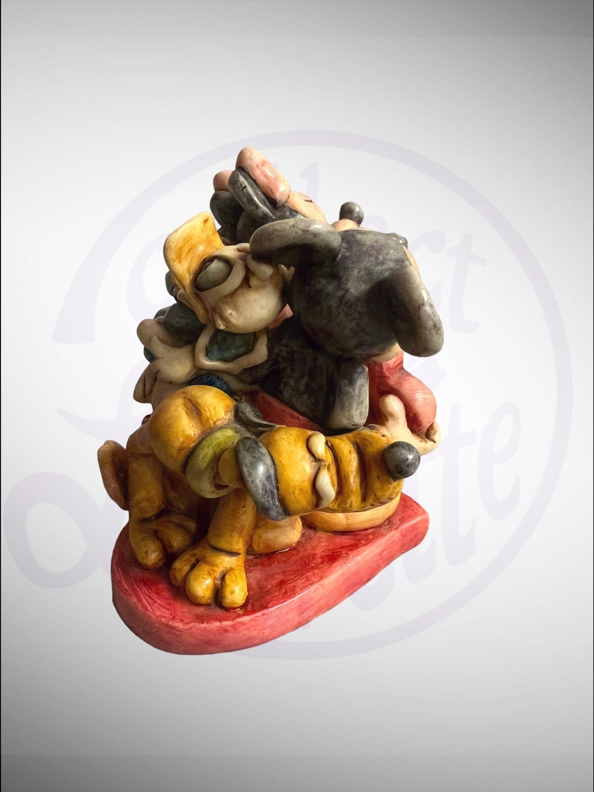 Harmony Kingdom Box - Disney Be My Valentine! Mickey and Minnie Figurine No Box