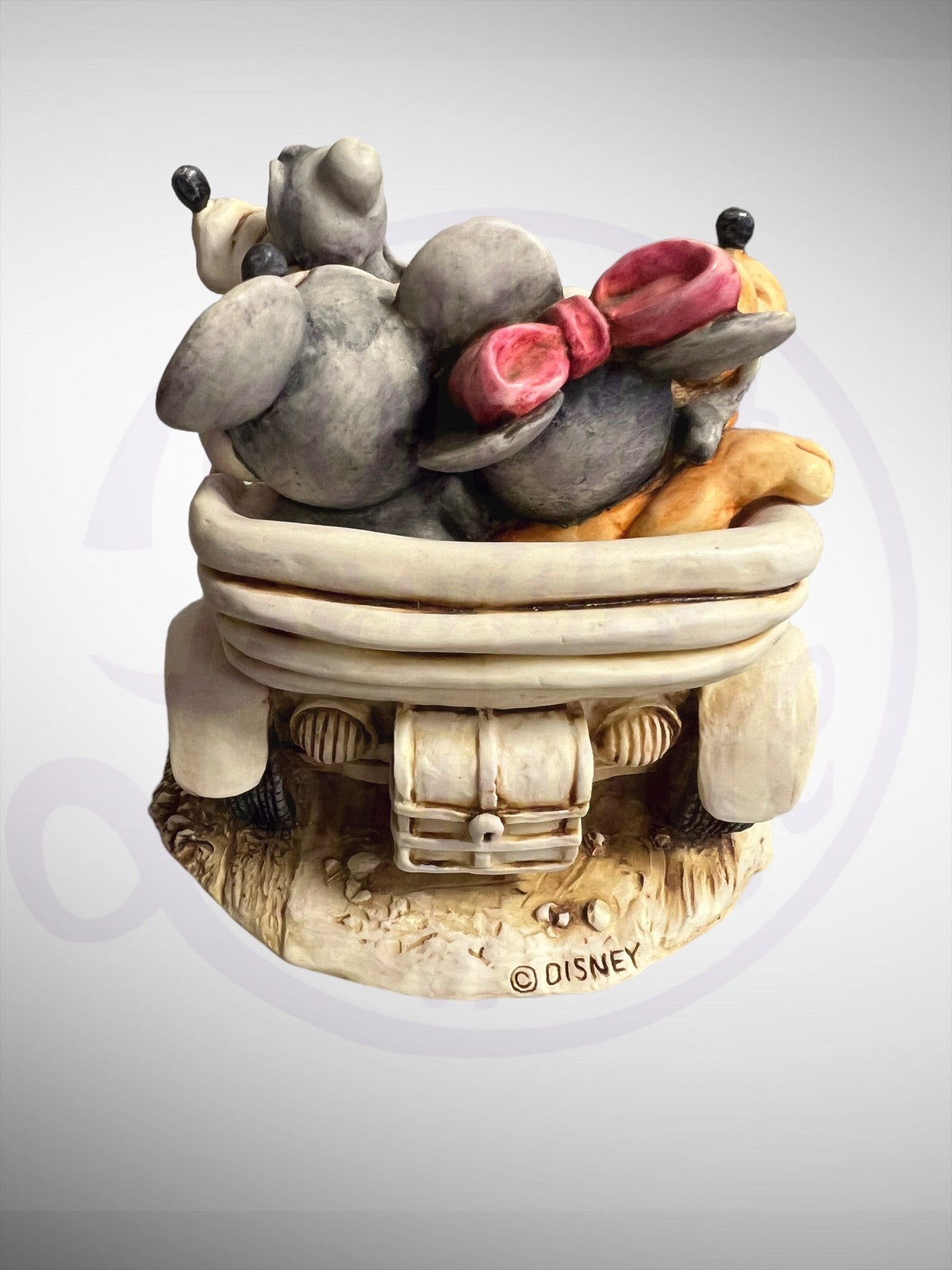 Harmony Kingdom Box - Disney Fabulous Five Out For A Drive Mickey Minnie Donald Goofy Pluto Figurine No Box