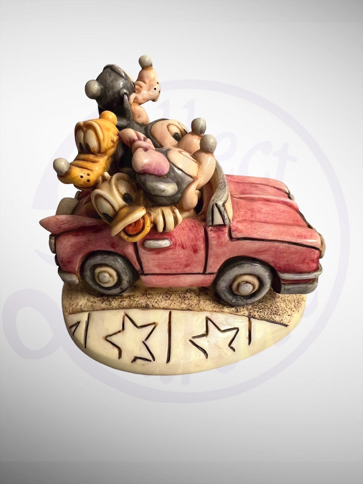 Harmony Kingdom Box - Disney Fab 5 in Hollywood Mickey Minnie Donald Goofy Pluto Figurine No Box