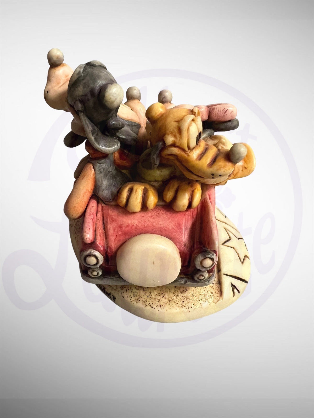 Harmony Kingdom Box - Disney Fab 5 in Hollywood Mickey Minnie Donald Goofy Pluto Figurine No Box