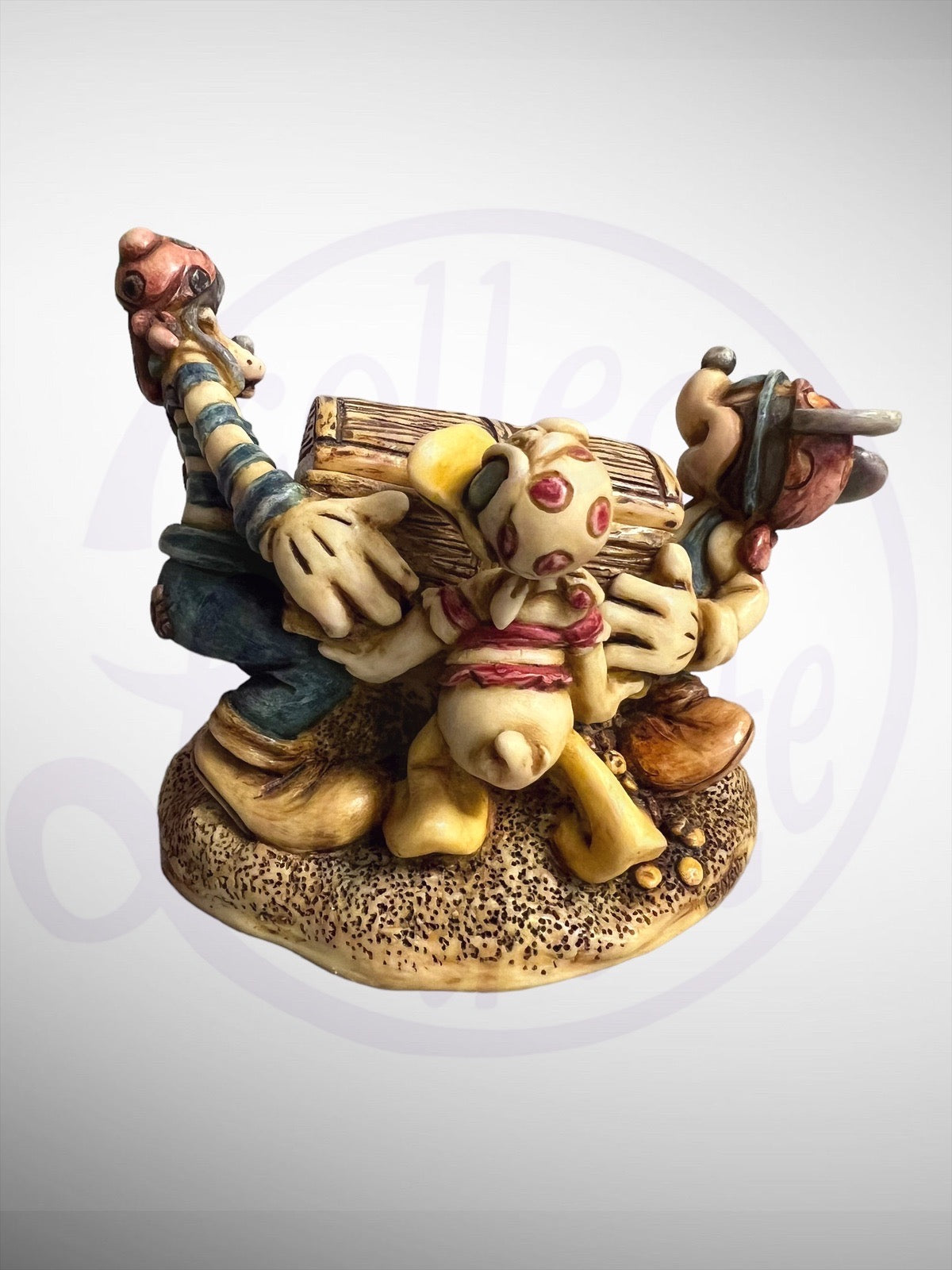 Harmony Kingdom Box - Disney A Pirate's Life For Me Mickey Donald Goofy Figurine No Box