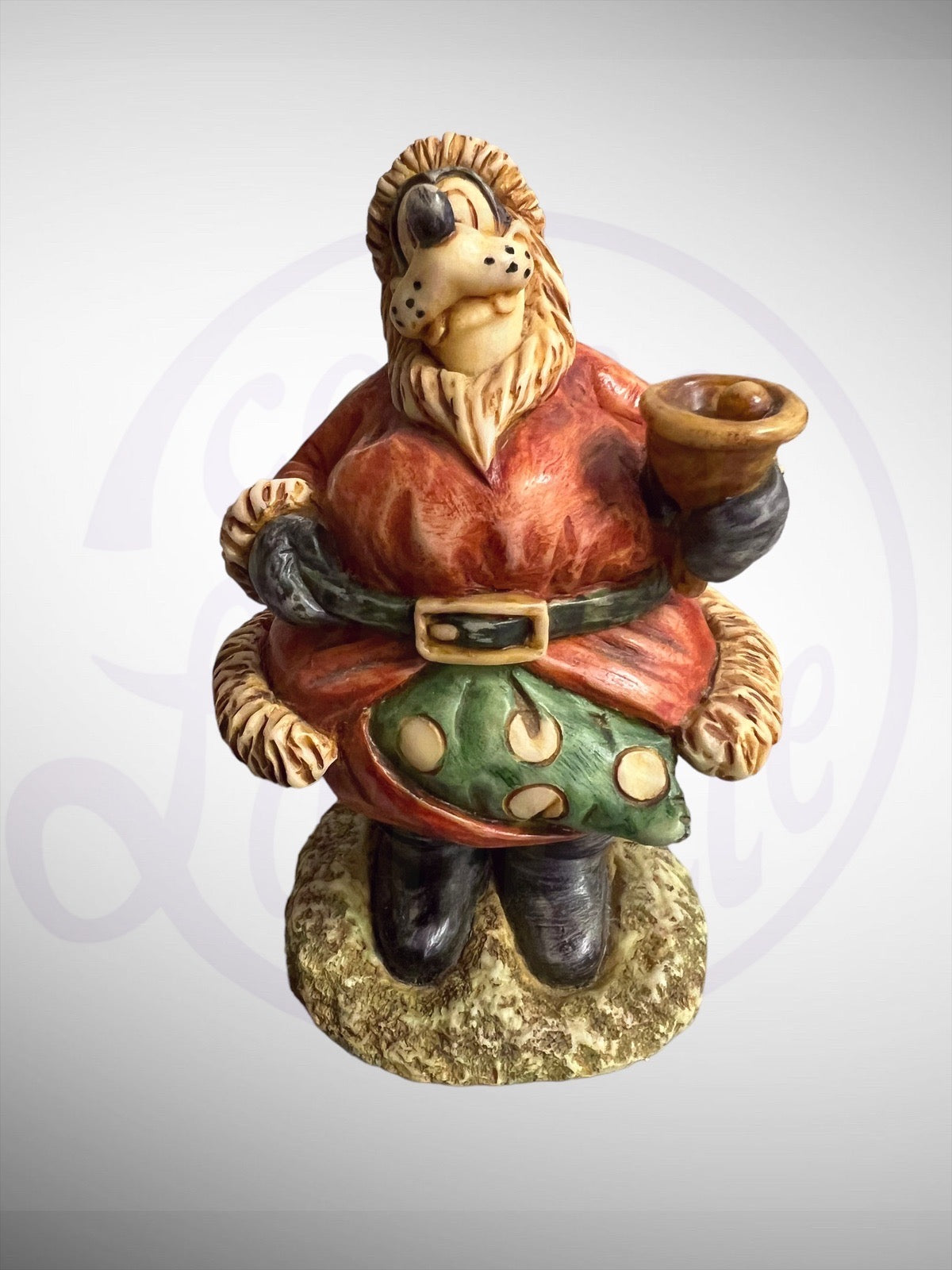 Harmony Kingdom Box - Disney Jolly, Golly, Gawrsh! Goofy Santa Figurine No Box