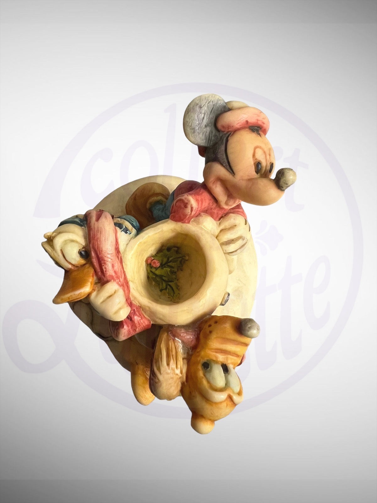 Harmony Kingdom Box - Disney Mickey's Snowman Mickey Donald Pluto Figurine No Box